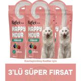 Reflex Plus Happy Hour Kısırlaştırılmış Kedi Ödül Maması Seti 3x60 gr