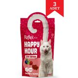 Reflex Plus Happy Hour Love Edition Tavuklu Ve Somonlu Kedi Ödül Maması 60 Gr X 3 Adet