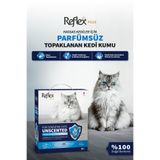 Reflex Plus Hassas Kediler İçin Parfümsüz Topaklanan Kedi Kumu 10L