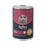 Reflex Plus Jelly Kuzulu Konserve Kedi Yaş Maması 400 Gr