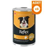Reflex Plus Jöle İçinde Dana Etli Yetişkin Konserve Köpek Maması - 6 Adet 400 Gr