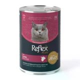 Reflex Plus Jöle İçinde Et Parçacıklı Kuzu Etli Kedi Maması 400 GR
