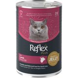 Reflex Plus Jöle Içinde Et Parçacıklı Kuzu Etli Yetişkin Kedi Konservesi 400Gr