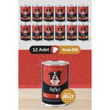 Reflex Plus Jöle İçinde Et Parçacıklı Kuzu Etli Yetişkin Köpek Konservesi 400g x 12 Adet