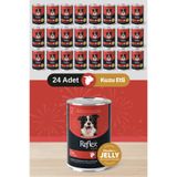 Reflex Plus Jöle İçinde Et Parçacıklı Kuzu Etli Yetişkin Köpek Konservesi 400g x 24 Adet