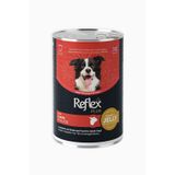 Reflex Plus Jöle İçinde Et Parçacıklı Kuzu Etli Yetişkin Köpek Maması 400 G