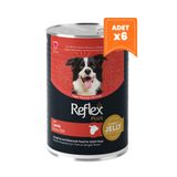 Reflex Plus Jöle İçinde Kuzu Etli Yetişkin 6x400 gr Konserve Köpek Maması