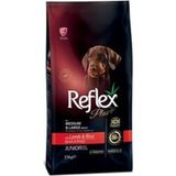 Reflex Plus Junior Kuzu Etli ve Pirinçli Orta ve Büyük Irk Yavru Köpek Maması