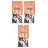 Reflex Plus Kedi Ödülü, Kuzu Eti ve Kedi Çimli Meaty Sticks, 3x5 g