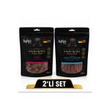 Reflex Plus Köpek Ödül Maması 2'li Set (Kuzu Eti Küpleri 80 g + Ördek Göğüs Eti Şeritleri 90 g)