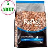 Reflex Plus Küçük Mini Irk Somonlu Yetişkin Köpek Maması 1 kg 5 Ad