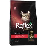 Reflex Plus Kuzu Eti ve Pirinçli Yetişkin Kedi Maması 1,5kg Luxury