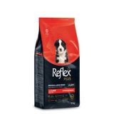 Reflex Plus Kuzu Etli Medium Large Yavru Köpek Maması 12Kg Paket