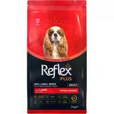 Reflex Plus Kuzu Etli Mini ve Küçük Irk Adult Yetişkin Köpek Maması 3 Kg