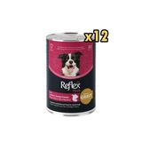 Reflex Plus Kuzu Ve Tatlı Patates Et Parçacıklı Soslu Köpek Konservesi 400 Gr*12 Adet