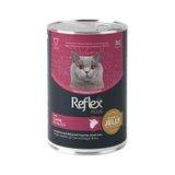 Reflex Plus Kuzulu Parça Etli 400 gr Kedi Konservesi
