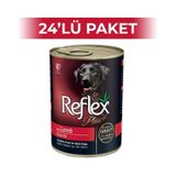 Reflex Plus Kuzulu Parça Etli 400 gr x 24 AdetKöpek Konservesi