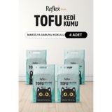Reflex Plus Marsilya Sabunu Kokulu Tofu Kedi Kumu 7L x 4 Adet