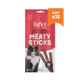Reflex Plus Meaty Sticks Biftekli ve Kuzu Etli 3x5 gr 12 Adet Kedi Ödülü