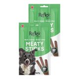 Reflex Plus Meaty Sticks Ördek ve Kaz Etli Köpek Ödül Çubuğu, 3x11g, İkili Paket