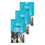 Reflex Plus Meaty Sticks Somonlu Köpek Ödül Çubuğu, 3x11gr Üçlü Paket