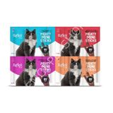 Reflex Plus Mini Mix Somonlu Kuzu Etli Biftekli Kısır Tavuk 20x2 gr Kedi Ödülleri