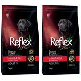 Reflex Plus Orta Büyük Irk Kuzu Yetişkin Köpek Maması 3 kg (2 paketi)