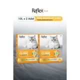 Reflex Plus Özel Granüllü Klinik Topaklanan Kedi Kumu 10L x 2 Adet
