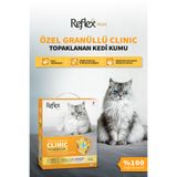 Reflex Plus Özel Granüllü 'Klinik' Topaklanan Kedi Kumu 10L