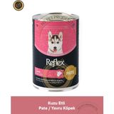 Reflex Plus Pate Et Parçacıklı Kuzu Etli Yavru Köpek Konserve Maması 400 gr - 395 gr