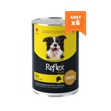 Reflex Plus Pate İçinde Dana Etli 6x395 gr Yetişkin Köpek Konserve Maması