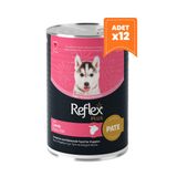 Reflex Plus Pate İçinde Kuzu Etli 395 gr 12 Adet Yavru Konserve Köpek Maması