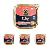 Reflex Plus Pate Karidesli ve Somonlu Mini Küçük Irk Köpek Maması 85 Gr (4 paketi)