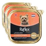Reflex Plus Pate Kuzu Kabak Mini Küçük Irk Yetişkin Köpek Maması 85 Gr 3lü paket