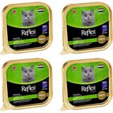 Reflex Plus Pate Morina Balıklı Kısırlaştırılmış Yaş Kedi Maması 85GR 4 Adet - 1