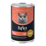 Reflex Plus Pate Somonlu Konserve Kedi Yaş Maması 395 Gr