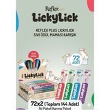 Reflex Plus Plus Licky Lick Karma Paket Sıvı Kedi Ödülü 144'LÜ (2 Kutu x 72) - PETFYK2