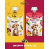 Reflex Plus Smoothie Kuzu Eti - Ananas & Biftek - Mango Köpek Ödül Maması Seti 2X85 gr - 1 Adet - 001-Beyaz