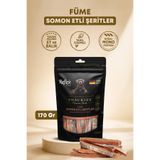 Reflex Plus Snackies Natural Füme Somon Etli Şeritler Premium Köpek Ödül Maması 170g