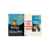 Reflex Plus Somonlu Kısırlaştırılmış Yetişkin Kedi Maması 1,5 kg + 5 Adet Ödül Maması Hediye