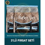 Reflex Plus Somonlu Kısırlaştırılmış Yetişkin Kedi Maması 3'lü Fırsat – 3x1 kg - 1kg × 3 Paket