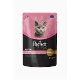 Reflex Plus Sos İçinde Et Parçacıklı Kuzu Etli 85 gr Yavru Kedi Maması