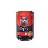 Reflex Plus Sos İçinde Et Parçacıklı Kuzu Etli Yetişkin Konserve Kedi Maması