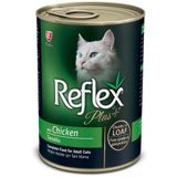Reflex Plus Tavuklu ve Et Parçacıklı 400 gr Kedi Konservesi