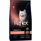 REFLEX Plus Yetişkin 34/14 Somonlu Kedi Maması 15 Kg