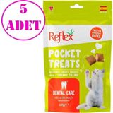 Reflex Pocket Kedi Ödül Maması Ağız ve Diş Sağlığı için 60 Gr 5 AD