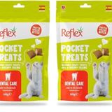 Reflex Pocket Treats Ağız ve Diş Sağlığı Destekleyici Kedi Ödül Maması 60 Gr 2li paket