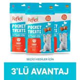 Reflex Pocket Treats Choosy - Seçici Kediler için Tavuklu Kedi Ödül Maması Seti 3x60 gr - 3X60GR