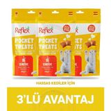Reflex Pocket Treats Hassas Kediler Için Kedi Ödül Maması 3lü Fırsat 3X60GR