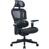 Reflex-S Full Ergonomic Yönetici ve Çalışma Koltuğu File Kumaş - Siyah 66 x 124-134 x -74 cm
